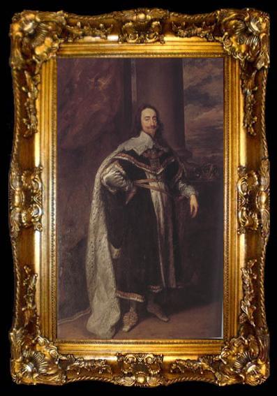 framed  Peter Paul Rubens Charles I in Garter Robes (mk01), ta009-2